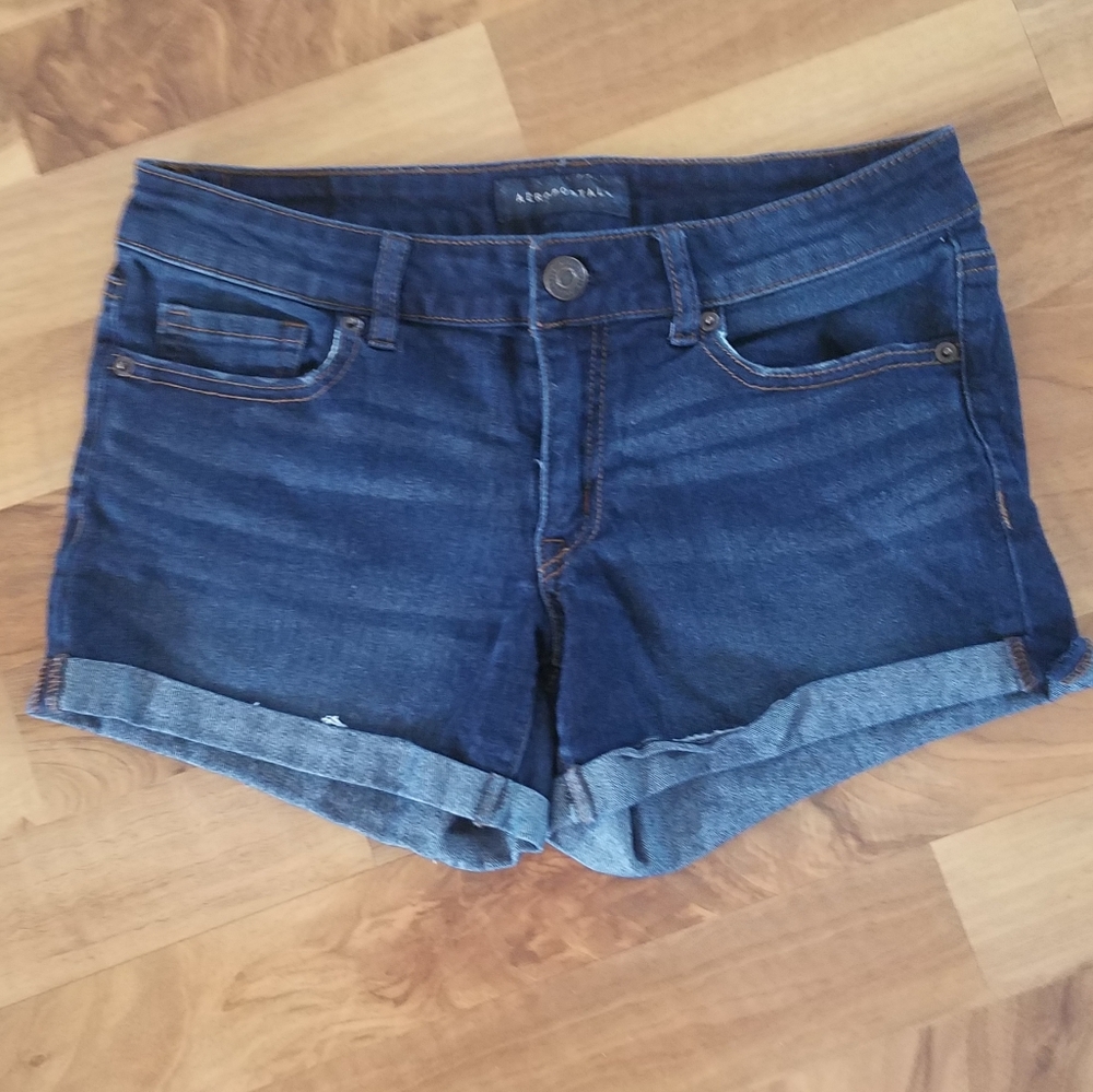 Aeropostale Midi Jean Shorts Size 4
